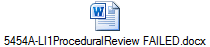 5454A-LI1ProceduralReview FAILED.docx