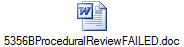 5356BProceduralReviewFAILED.doc