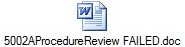 5002AProcedureReview FAILED.doc
