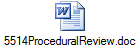 5514ProceduralReview.doc
