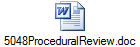 5048ProceduralReview.doc