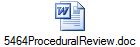 5464ProceduralReview.doc